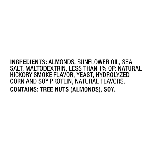 Image of Blue Diamond Almonds, Smokehouse Flavored Snack Nuts, Plant-Based Protein and Fiber Snacks, Gluten Free Iconic Flavor Salty Nuts, Great for Events, Holidays, Parties, 25 Oz Resealable Bag (Pack of 1)