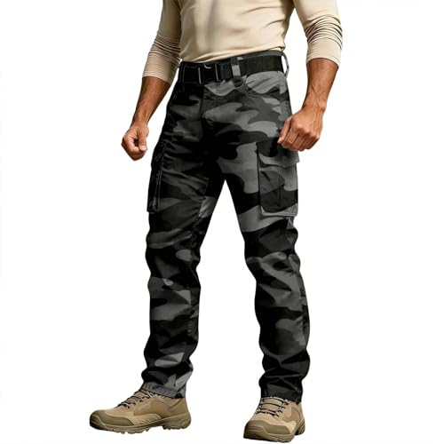 Pantalon de travail homme avec poches tactiques treillis rando