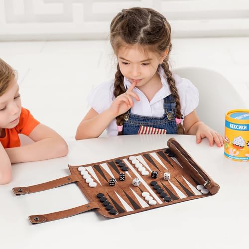 Backgammon de voyage enroulable pour animer vos vacances
