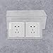 1pc Socket Cover Outdoor Plug and Receptacle Protector Socket Cover Case Weatherproof Outlet Cover 2 Gang Electrical Outlet Covers Outlet Covers Light