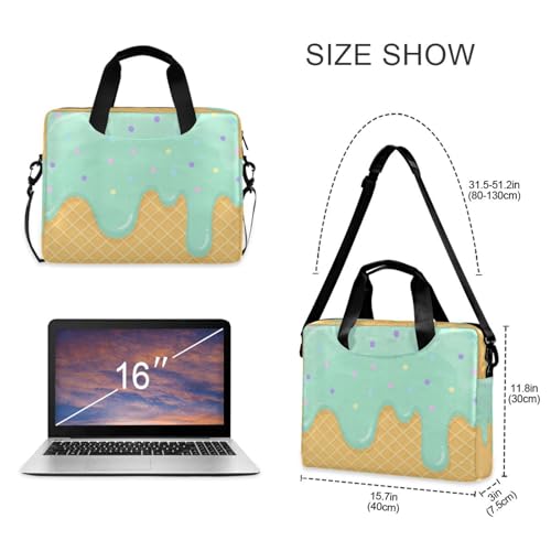 Bolso para Laptop Maletín Verde Hielo miniatura 5