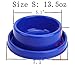 GRPET Ants Away Dog Bowl Cat Puppy Food Bowls Round No Spill Eating Feeder for Small Animals Brown S