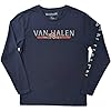 Van Halen T Shirt 84 Tour Official Unisex Navy Blue Long Sleeve S #3