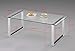 Kings Brand Furniture Modern Chrome Finish with Glass Top Rectangular Cocktail Coffee Table for Living Room