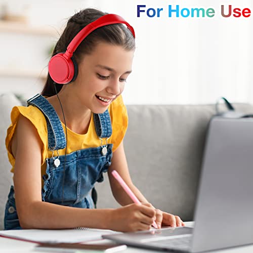 Image of Yunsailing 18 Pack Classroom Headphones Bulk, Wired Headphones,Multicolor | Student School Supplies, Individually Wrapped, Adjustable, over Ear Head Earbuds, for Laptop PC Computer