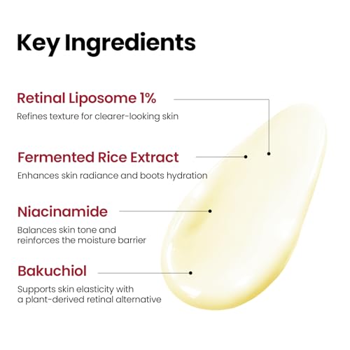 Image of K-SECRET SEOUL 1988 Retinal Cream - Formulated with Advanced Retinal Liposome 1% and Fermented Rice Extract | Daily Fine Lines and Skin Texture Care | Korean Skincare, 50ml / 1.69 fl oz