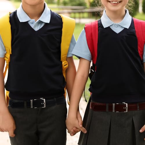 Kids Belt Leather Ratchet Easy-Release, Kids Dress Belt 1" Width For Formal and Everyday Wear.3