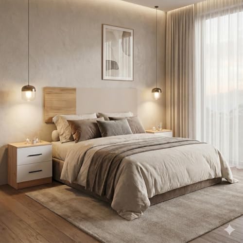Pack Dormitorio: Cabecero de Matrimonio