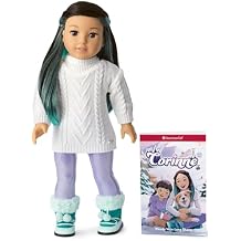 American Girl Corinne Tan Girl of the Year 2022 18-inch Doll and Book with Sweater, Leggings, and Boots, For Ages 8+