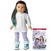 American Girl Corinne Tan Girl of the Year 2022 18-inch Doll and Book with Sweater, Leggings, and Boots, For Ages 8+
