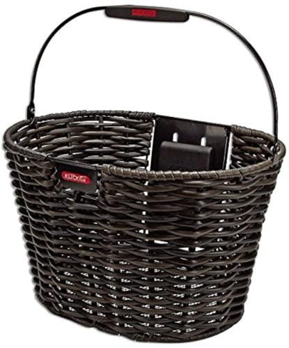 KlickFix structura panier ovale marron pour ne plus perdre vos affaires à vélo