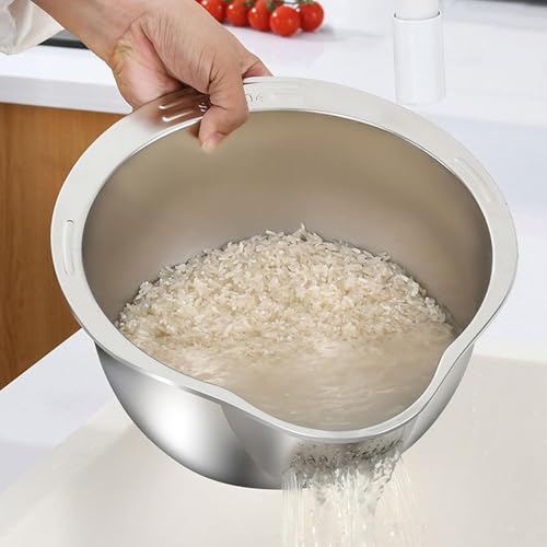 Passoire inoxydable multifonction pour un égouttage rapide du riz - 3