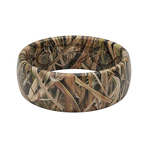 Image of Groove Life Camo Silicone Wedding Ring for Men, Breathable Comfortable Fit