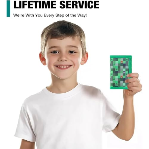 Image of Kids Wallet for Boys Teen, Little Boys Wallet for Kids Ages 4-5-6-7-8-9-10-12, Pixel Youth Wallets with Zipper Coin Pocket, Tri Fold Child Childrens Wallet for Christmas Birthday Gift Ideas