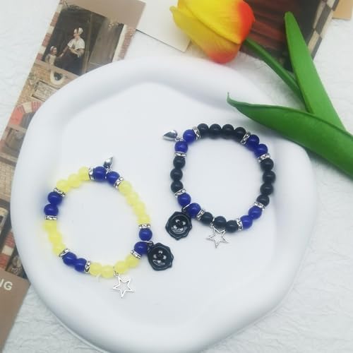 Matching Bracelets Button Friendship Bracelet Cute Merchandise Accessories Jewelry3