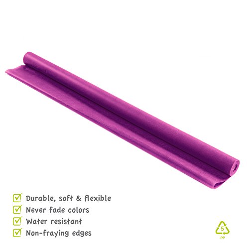 Smart-Fab Craft Fabric Roll, 48" X 40', Dark Purple, Perfect For Schools, Crafts, Art, Bulletin Board, Teacher Classrooms, Outlasts Paper, Won't Fade #TOP3