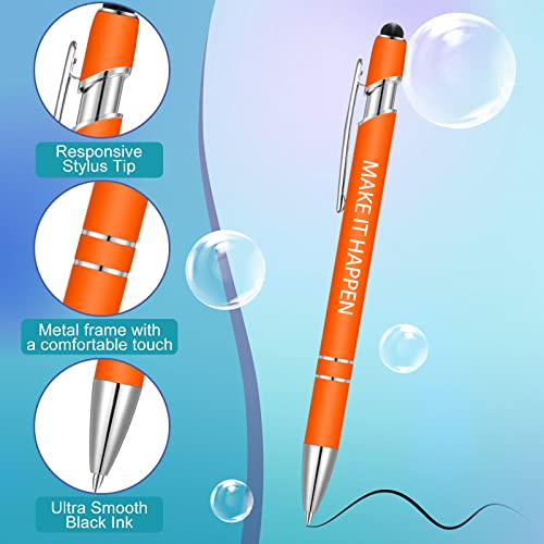 Supervitae Team Building And Employee Appreciation Pen Sets Motivational Ballpoint Gifts Metal Inspirational Pens Black Ink For Office Worker Employee, Multicolor (18 Pcs) #TOP2