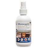 MicrocynAH Anti-Itch Spray Gel with Moisturizing Dimethicone for Dogs| Non-Toxic Spray Formulated to Sooth | Veterinarian Recommeneded Non-Toxic Formula | 3oz