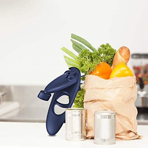 Can Opener Manual 8 In 1 Multifunctional Smooth Edge Can Openers Prime For Seniors With Arthritis Can Opener With A Corkscrew Wine Openers The Latest Kitchen Utensils Accessories (Teal) #TOP3