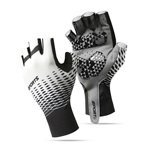 SUJAYU Cycling Gloves - Half Finger MTB Gloves for Men, Mountain Bike Accessories