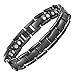 Titanium Magnetic Therapy Bracelet Black Adjustable By Willis Judd