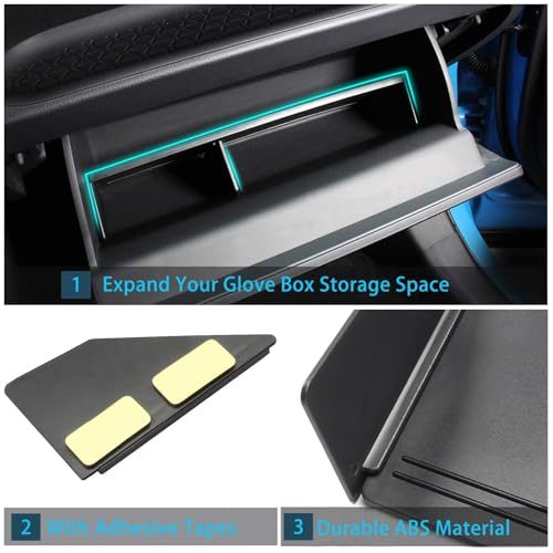Jaronx Center Console Organizer Compatible with Toyota RAV4 2025 2024 2023 2022 2021 2020 2019, Center Console Glove Box Divider Storage Glove Box Organizer Tray - Thumbnail 6