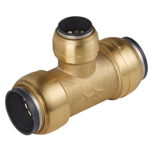 Sealey SBA2822T Sharkbite diameter 28mm x diameter 22mm Reducing Tee, Brass
