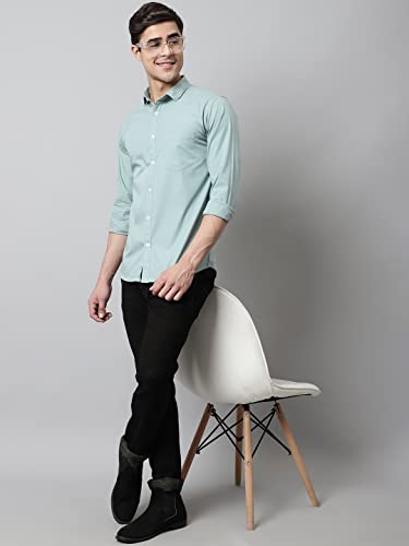 Image of Majestic Man Solid Slim Fit Casual shirt for men
