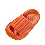 [Cousannory] スリッパ 可愛い トイレ 子供 サンダル 滑り止め 軽量 ルームシューズ キッズ かわいい 動物 キッズスリッパ 子供用 キッズシューズ ビニール 室内スリッパ シャワーサンダル サボ 厚底 来客用 ベランダ 室外兼用 ビニール(0410B-オレンジ,20.0 cm)