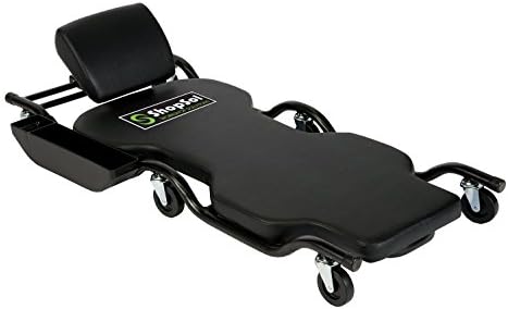 ShopSol 1010242 Heavy-Duty Automotive Creeper with Adjustable Headrest, 450-Pound Capacity