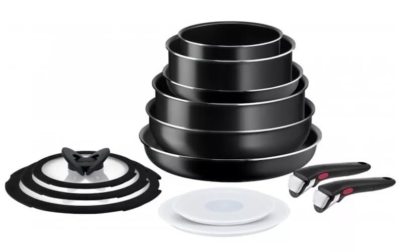Batterie de cuisine Tefal Ingenio Easy Cook Clean 13 pièces gain de place