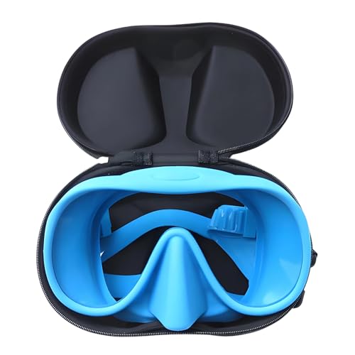 Tube et lunettes de plongée en verre trempé avec sangle silicone souple
