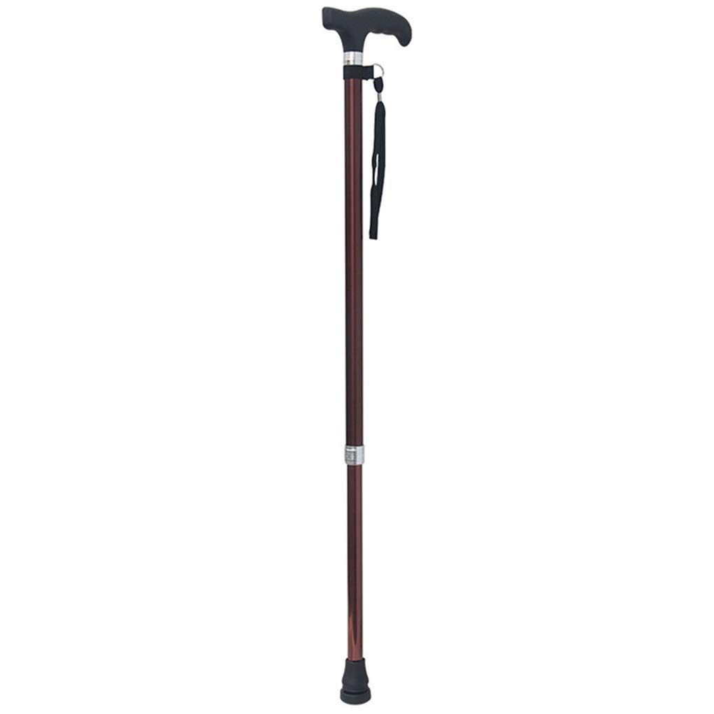 THIHIXEC Crutches for The elderly lightweight telescopic elderly cane slip adjustable height crutches