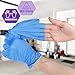 MED PRIDE Nitrile/Vinyl Blend Exam Gloves, Powder-Free, Latex-Free, Disposable, Non-Sterile, Blue, Small (Box of 100)