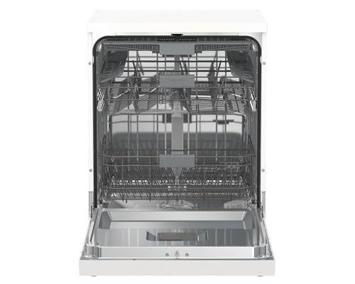 HS673C60WUK 16 Place Settings, Wifi enabled, Auto Dry, Invertor Technology, Quiet, Quick Wash, Eco Cycle, 3 Baskets, Full Size Freestanding White Dishwasher - C Energy (HxWxDcm) - 85x60x60 - Image 3