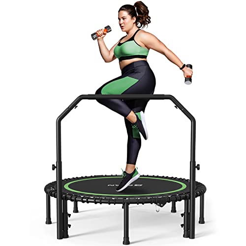 BCAN 550 LBS Foldable Mini Trampoline, 48