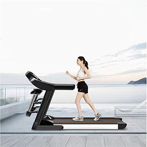 Foto von Innovatives Hochgeschwindigkeits-Faltlaufband Laufband Motorisiertes Laufen 10,1-Zoll-Farbbildschirm Stummschaltung Multifunktionales Heim-Laufband Fitness-Training (, Größe: 108 x 138 x 68,5 cm)