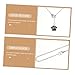 BESPORTBLE Adorable Cartoon Dog Pendant Necklace for Pets Lightweight and Charming Jewelry Accessory for Dogs and Cats for Daily Wear and Special Occasions