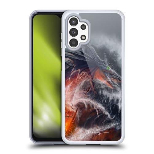 Funda Galaxy A13 para proteger la cámara con diseño Dragones de mar