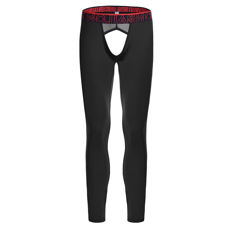 YAHWULAI Mens Lightwight Thermal Pants Soft Active Cold Weather Leggings