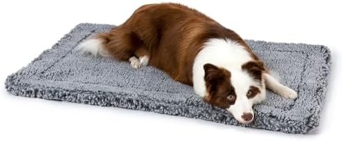 PELZIN Stoutwool Indestructible Dog Bed - Fluffy Chew Proof Dog C...
