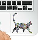 ARDOUR VAN AOOEPU Decal & Sticker Pros Multi-Colored Abstract Diversity Cat Trackpad Decal Laptop Compatible with All Apple MacBook Retina Air Trackpad Keypad Sticker