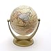 WHHHuan 1pc 720 degrés rotative rétro Globe Globe terrestre Antique Maison Bureau de Bureau décor géographie éducatif Jouets Enfants Papeterie Cadeau