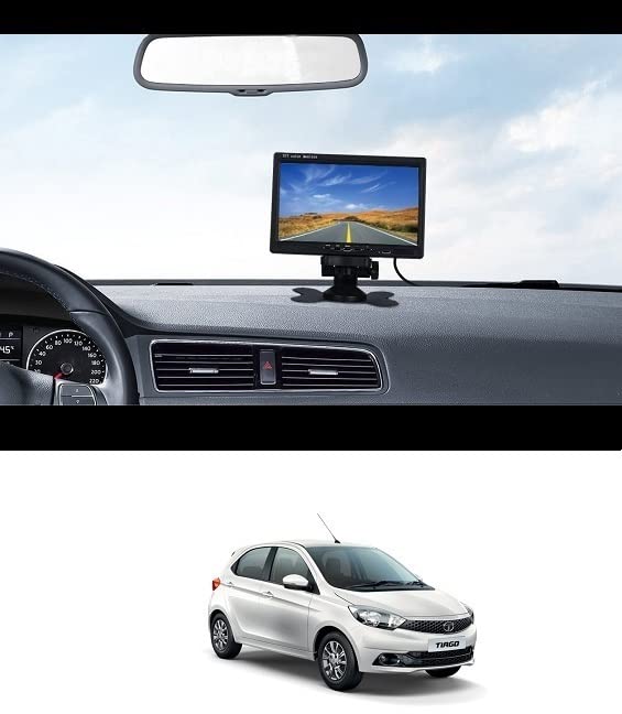 T A T A Tiago Car 7 Inch Dashboard TFT LED Screen Display with Parking