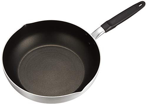 遠藤商事 業務用 ドリス いため鍋 28cm 内面フッ素樹脂加工 IH対応 本体アルミニウム 取っ手フェノール樹脂 ADLM302