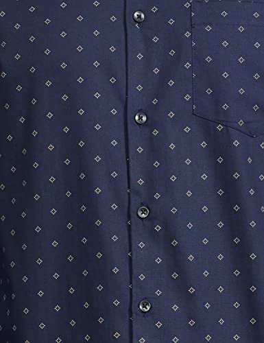 Image of Diverse Men's Cotton Printed Full Sleeve Regular Formal Shirt