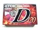 TDK D120 Kompaktkassette, 120 Minuten, 1 Stück
