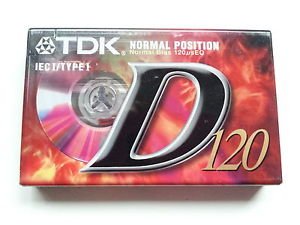 TDK D120 x 1 120 minuti cassette