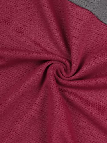 Image of TECHNOSPORT Men's Slim Fit Polyester Color Block Athleisure Crew Neck T-Shirt with Full Sleeve, Moisture Wicking and Quick Dry