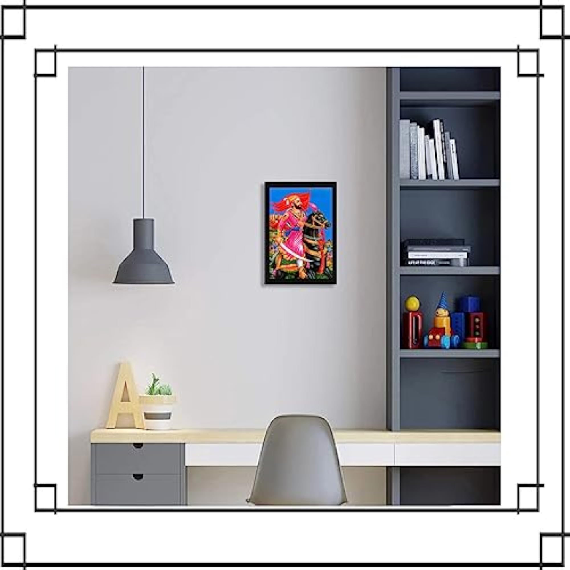 Chatrapati Shivaji Maharaj Photo Frame Big Size